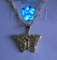 Conjunto Gargantilha e Borboleta 