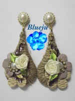 Flor em base de sisal